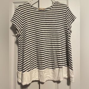 alter’d state navy and white shirt